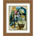 thumbnail image 1 of Louis Marcoussis 2x Matted 20x24 Gold Ornate Framed Art Print 'Portret van Albert Flechteim', 1 of 2