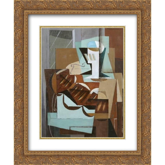 Louis Marcoussis 2x Matted 20x24 Gold Ornate Framed Art Print 'Rain'