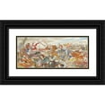 thumbnail image 1 of Louis Maurice Boutet de Monvel 18x10 Black Ornate Wood Framed Double Matted Museum Art Print Titled - The Turmoil of Conflict (Joan of Arc Series - Iv) (C. Late 1909-Early 1913), 1 of 5