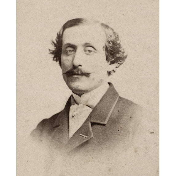 Louis Moreau Gottschalk /N(1829-1869). American Pianist And Composer. Original Carte-De-Visite Photograph, C1864. Poster Print by (18 x 24)