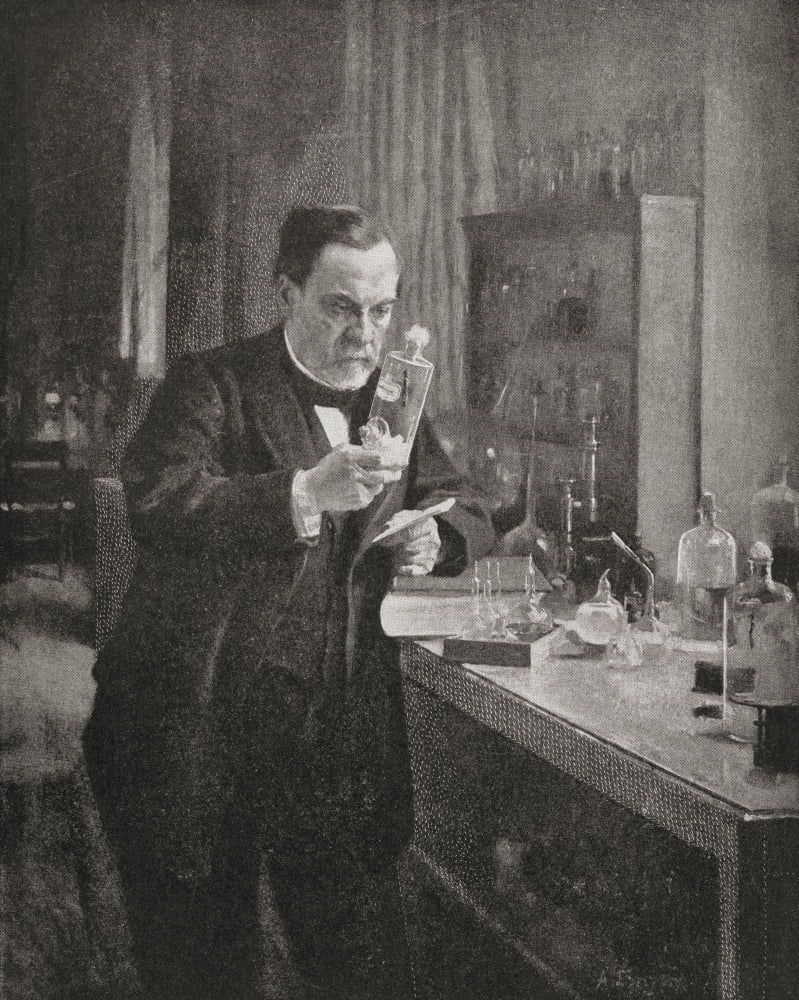 Louis Pasteur 1822 Canvas Art - Ken Welsh Design Pics (26 x 34)