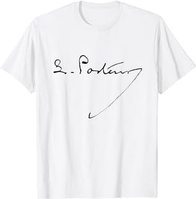 Louis Pasteur Signature Autograph Science Biology Chemistry TShirt
