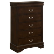 Coaster Louis Philippe 5-Drawer Bedroom Chest, Cappuccino