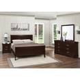 thumbnail image 1 of Coaster Louis Philippe 4-Piece Full Bedroom Set, Cappuccino, 1 of 17