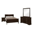 thumbnail image 1 of Louis Philippe Panel Bedroom Set with High Headboard, 1 of 6