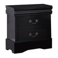 thumbnail image 1 of Louis Philippe Traditional 2-Drawer Nightstand Bedside Table, 1 of 2
