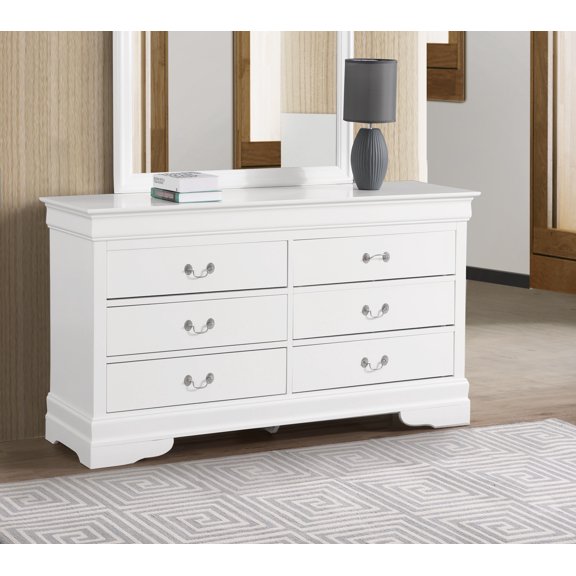 Louis Phillipe G3190-D Dresser , White