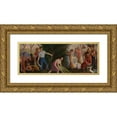 thumbnail image 1 of Louis Raynaud 24x11 Gold Ornate Framed and Double Matted Museum Art Print Titled - The Harvest (Mural Study, Abbeville, Louisiana Post Office) (ca. 1938-1939), 1 of 4