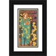 thumbnail image 1 of Louis Rhead 14x24 Black Ornate Framed Double Matted Museum Art Print Titled: The Century Magazine for June (1896), 1 of 5