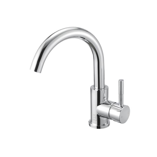Chrome Single Handle Corrosion Resistant Bathroom Faucet