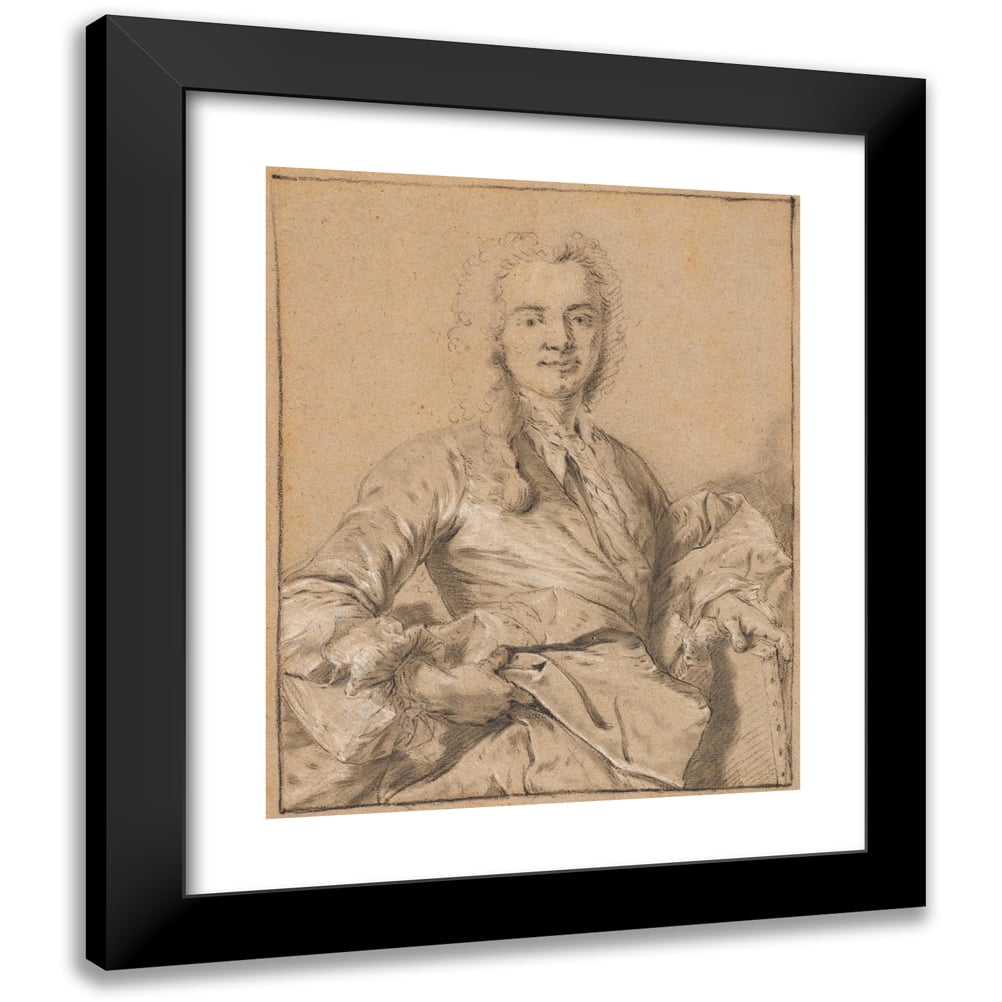 Louis Tocqué 15x18 Black Modern Framed Museum Art Print Titled ...