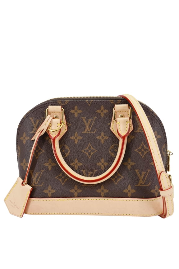 Pre-Owned Louis Vuitton Alma BB Monogram Canvas Crossbody Bag Brown
