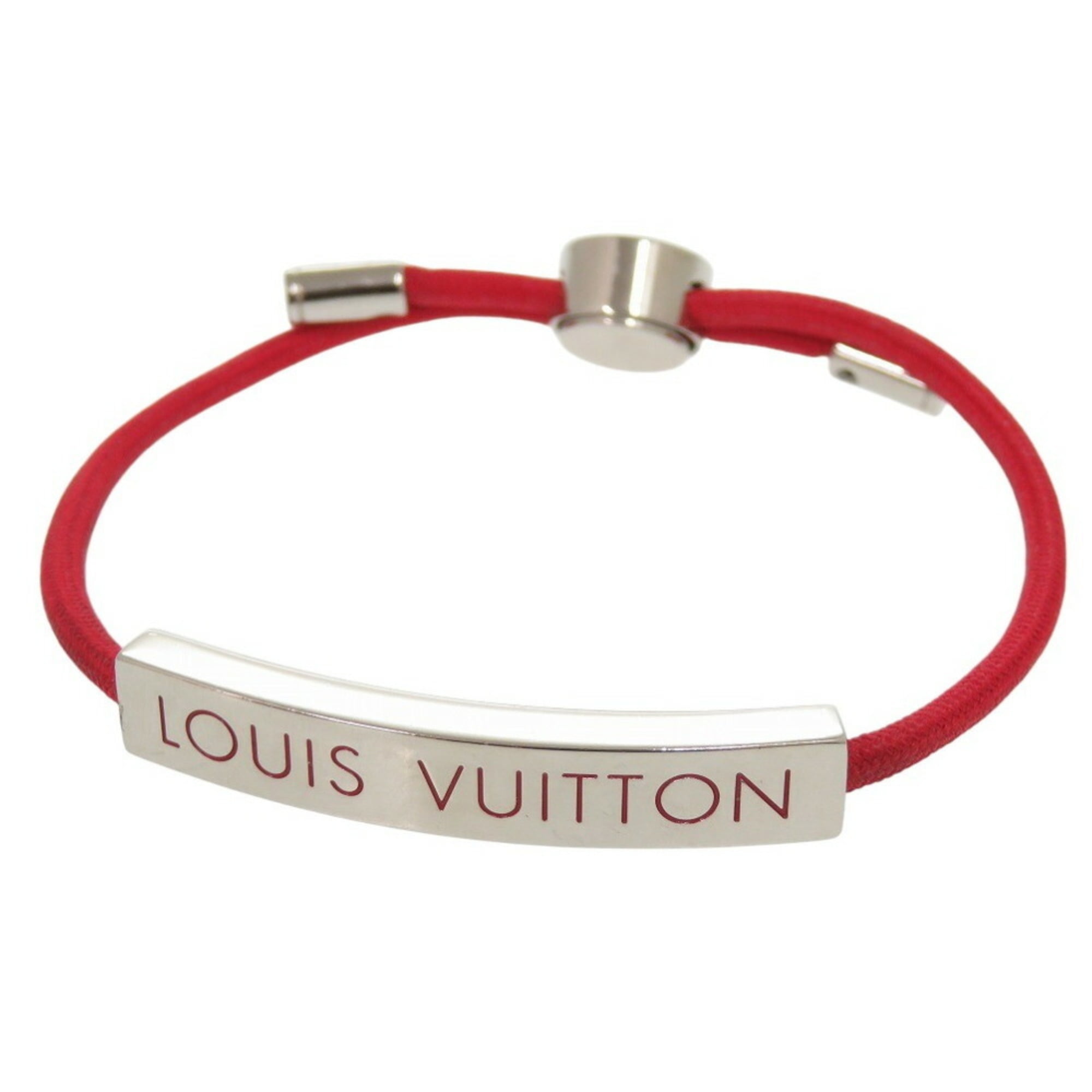 【レア品】値下げLOUIS VUITTONブレスレット・LV ロープM1540M Pre-Owned LOUIS VUITTON Louis Vuitton Metal LV Rope Bracelet