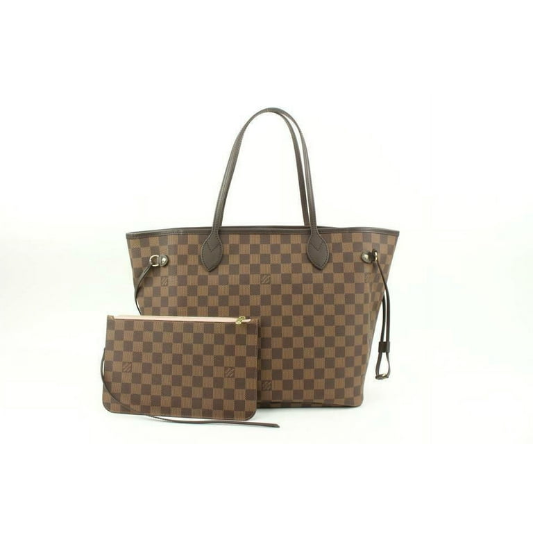 Louis Vuitton Damier Ebene Neverfull Shoulder Bag