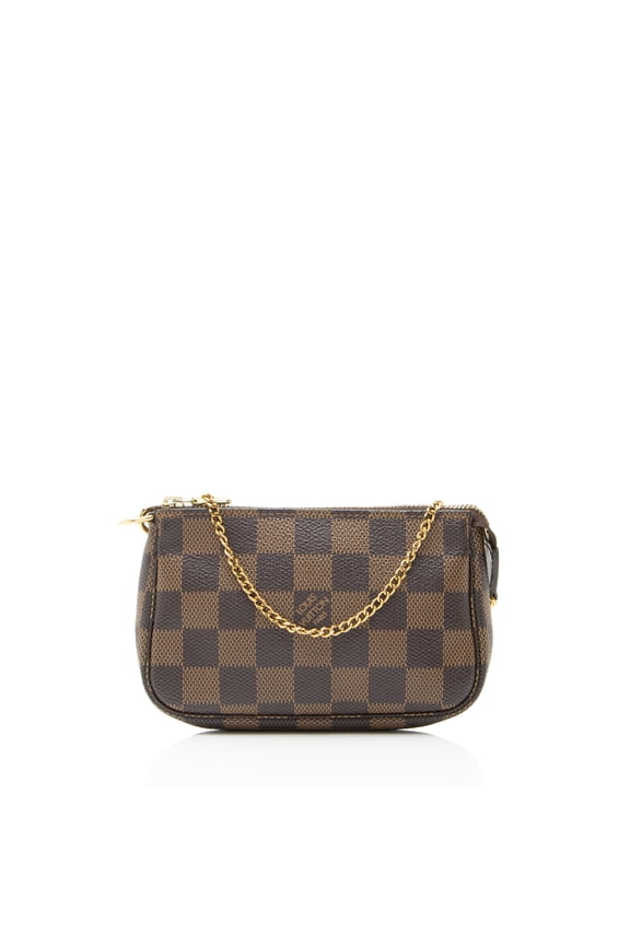 Pre-Owned Louis Vuitton Damier Ebene Mini Pochette Accessoires