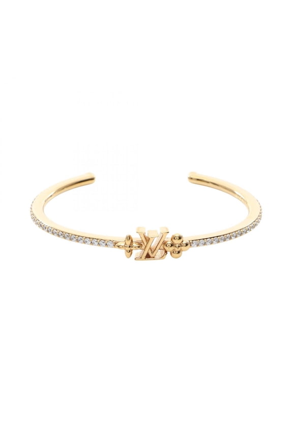 Pre-Owned Louis Vuitton LOUIS VUITTON Rigid LV Iconic Bangle Accessory GP (Gold Plated) Women's...