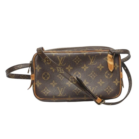 Pre-Owned Louis Vuitton LOUIS VUITTON Shoulder Bag Monogram Marly Bandouliere Canvas... (Fair)