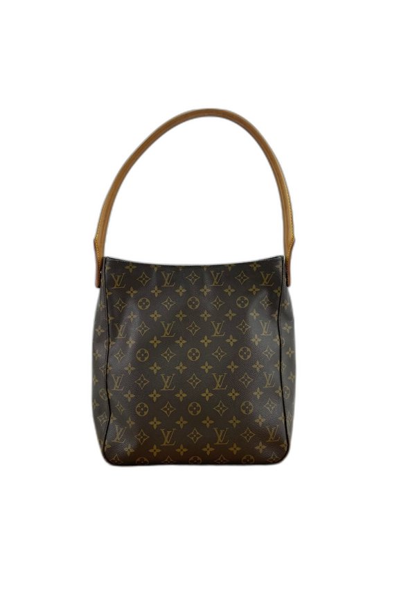 Pre-Owned Louis Vuitton Looping GM Handbag, Brown