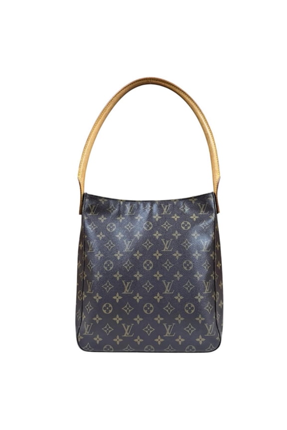 Pre-Owned Louis Vuitton Looping GM Monogram Shoulder Bag, Canvas M51145 Brown, Women's LOUIS...
