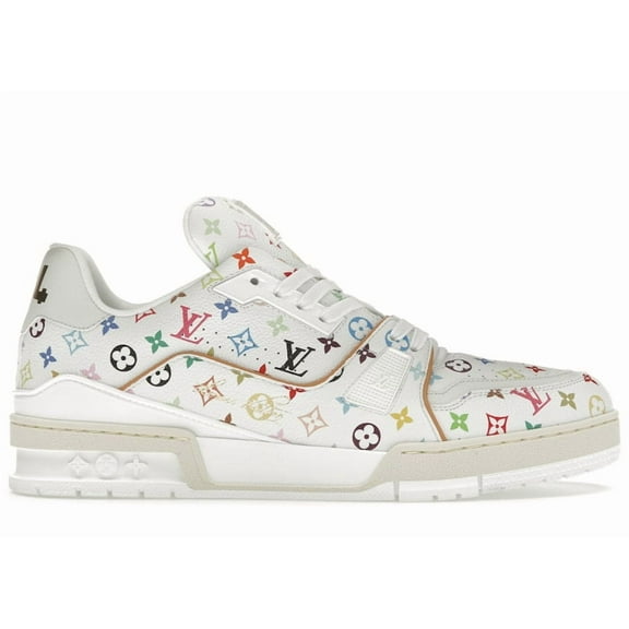 Louis Vuitton Men's LV Trainer Takashi Murakami White Shoes, from StockX