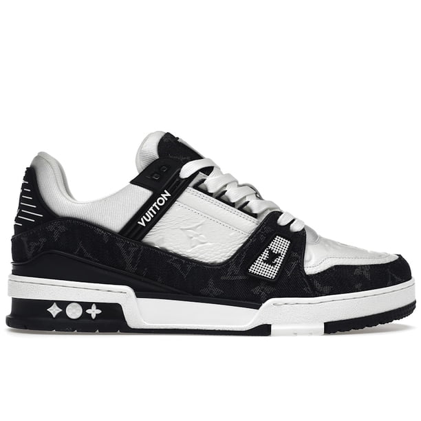 Louis Vuitton Men's LV Trainer White Black Shoes, from StockX