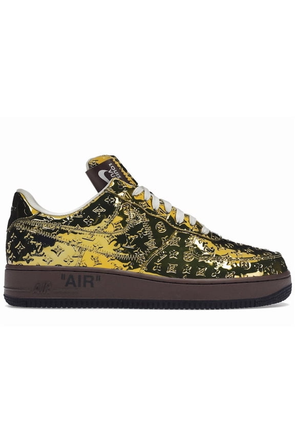 Men's Nike Air Force 1 Low By Virgil Abloh Metallic Gold Shoes, from StockX