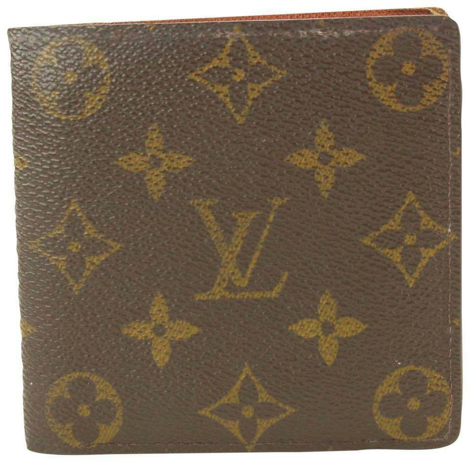 Louis Vuitton Monogram Bifold Slender Marco Florin Multiple Men's Wallet  698lvs621W 