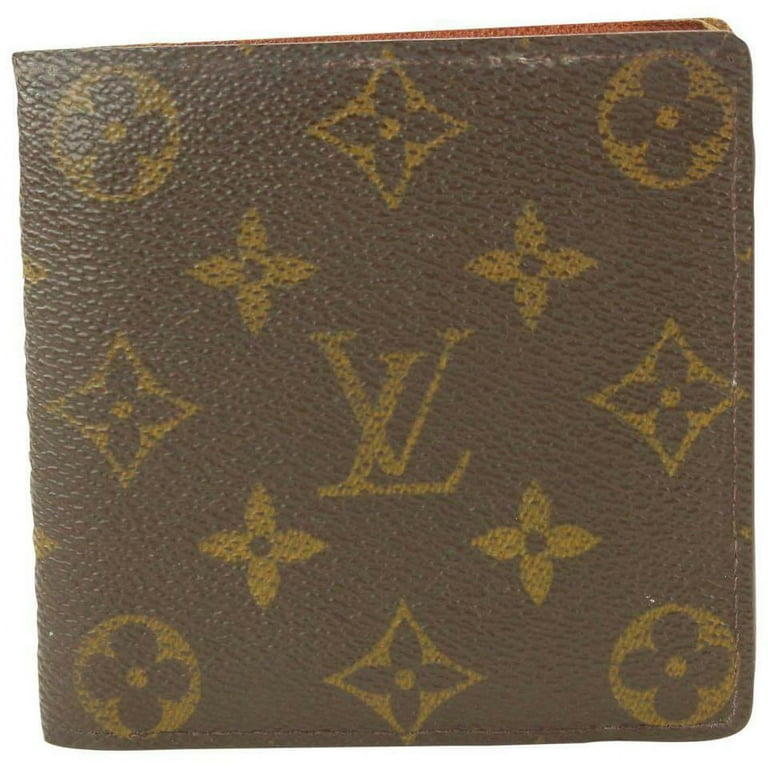 Louis Vuitton Monogram Bifold Slender Marco Florin Multiple Men's Wallet 698lvs621W, Size: 0.5