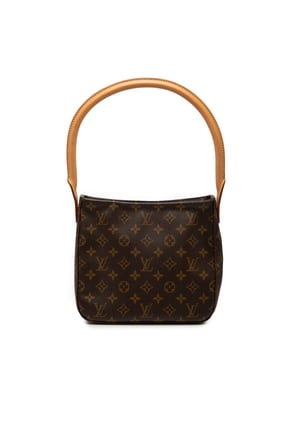 Pre-Owned Louis Vuitton Monogram Looping MM Shoulder Bag Handbag M51146 Brown Leather Women's...