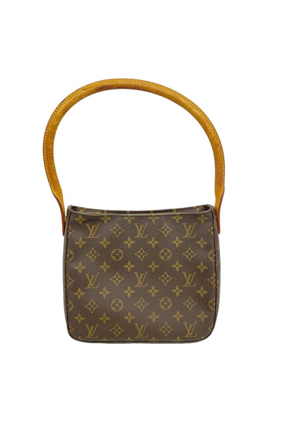 Pre-Owned Louis Vuitton Monogram Looping MM Shoulder Bag M51146 Brown Women's