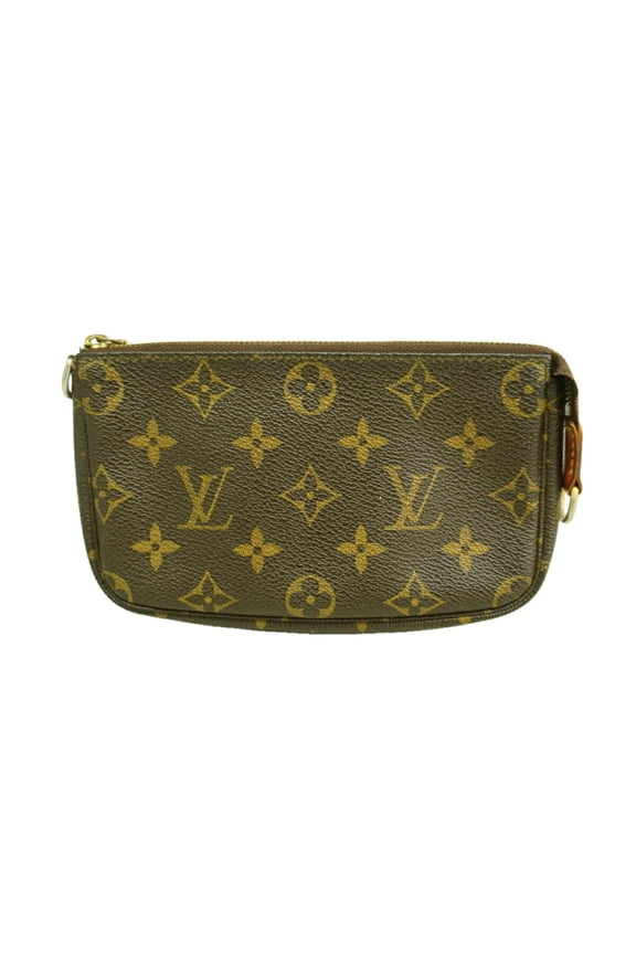 Pre-Owned Louis Vuitton Monogram Mini Pochette Accessoires M58009 Brown Women's Bag/Pouch
