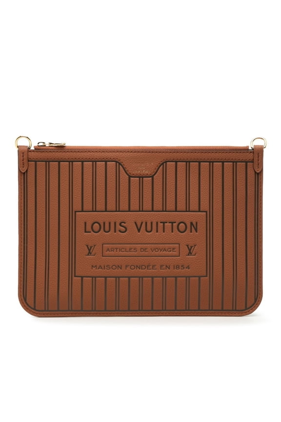 Pre-Owned Louis Vuitton Monogram Neverfull Inside Out MM Handbag with Accessory Pouch, M12061,...
