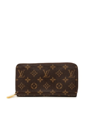 Pre-Owned Louis Vuitton Monogram Zippy Wallet Round Zip Long M60017 Brown Leather Women's LOUIS...