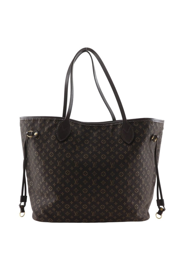 Pre-Owned Louis Vuitton Neverfull MM Tote Bag, Monogram Idylle, Cotton and Nylon, Fuzan, 2013,...