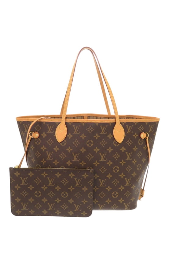 Pre-Owned Louis Vuitton Neverfull MM handbag with pouch, Monogram M40995...