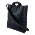Louis Vuitton North South Tote Damier Cobalt Black