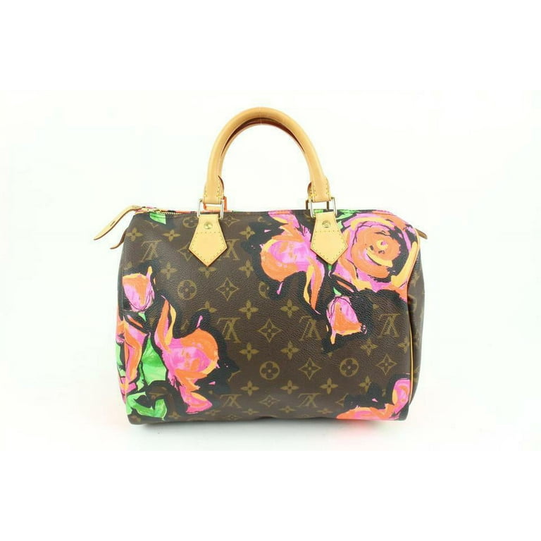 Louis Vuitton Stephen Sprouse Monogram Graffiti Roses Speedy 30 93lz419sW, Women's, Size: One size, Pink