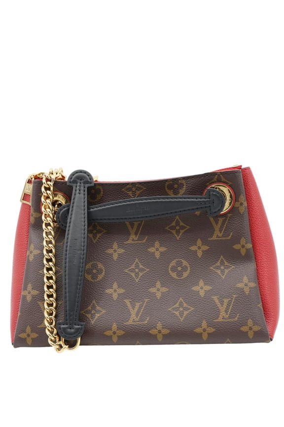 Pre-Owned Louis Vuitton Surene BB Monogram Canvas Shoulder Bag Red