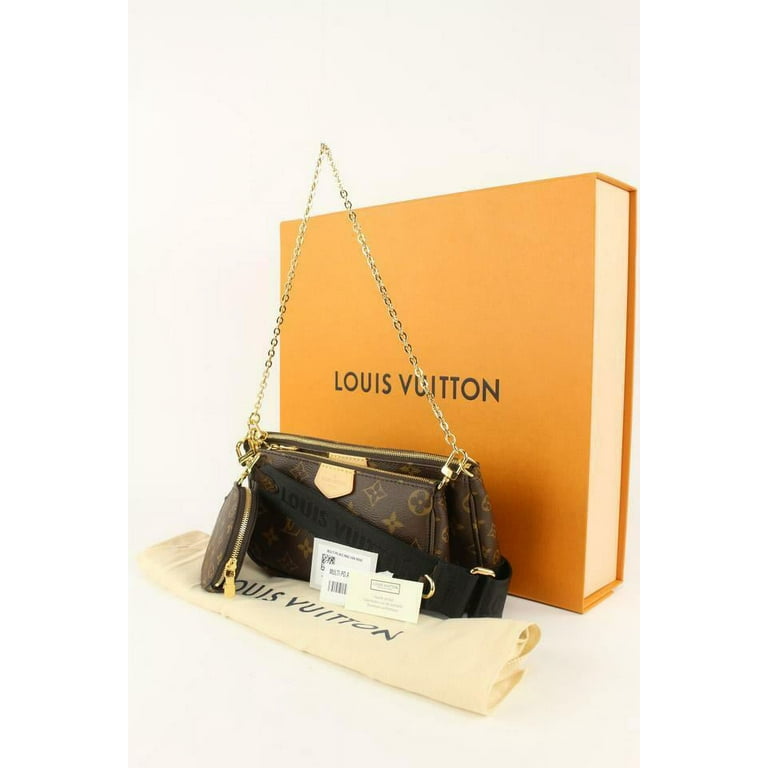 Louis Vuitton Ultra Rare Black Multi Pochette Accessories Crossbody 029lv29W, Women's, Size: One Size