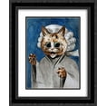 thumbnail image 1 of Louis Wain 2x Matted 20x24 Black Ornate Framed Art Print 'THE BARRISTER', 1 of 2