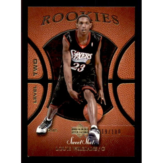 Louis Williams Rookie Card 2005-06 Sweet Shot Gold #121