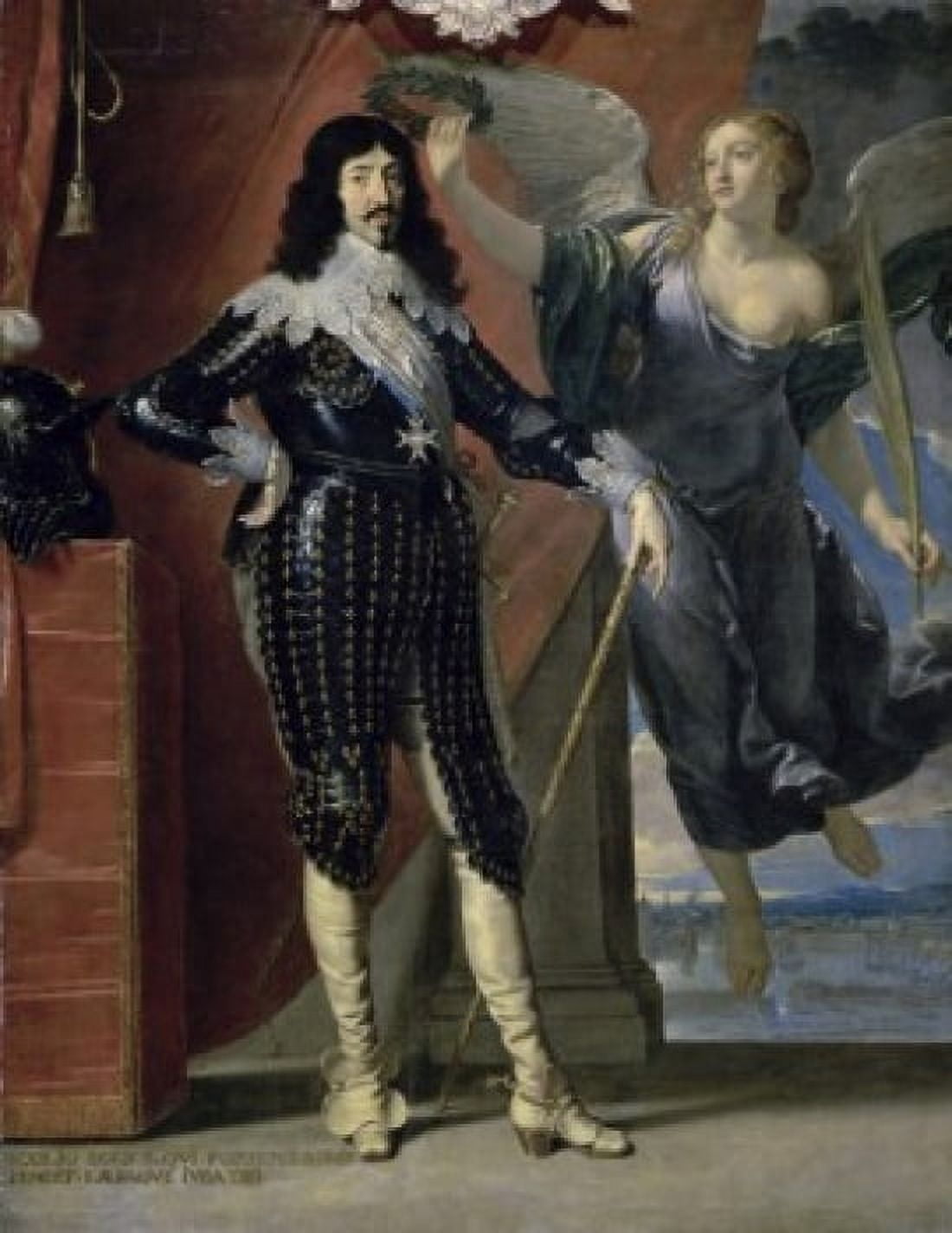 Louis XIII Crowned by Victory (Louis XIII Couronne par la Victoire) Philippe de Champaigne (1602-1674French) Musee du Louvre Paris Canvas Art - Philippe de Champaigne (24 x 36)