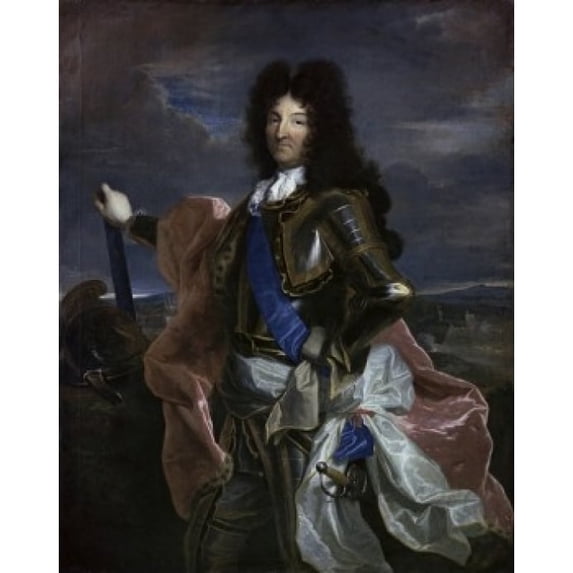 Louis XIV of France, , Hyacinthe Rigaud (1659-1743 French) Poster Print (24 x 36)