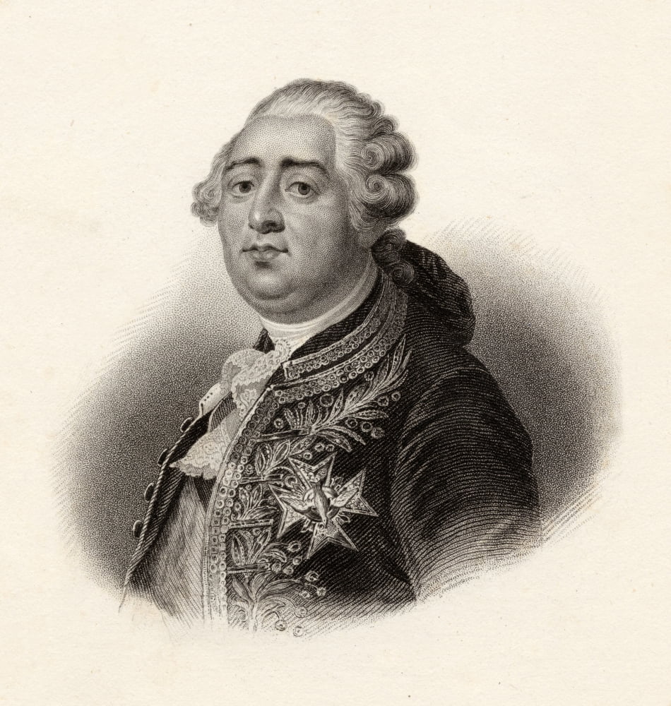 Louis Xvi 1754-179 King Of France 1774-1792 Canvas Art - Ken Welsh Design Pics (14 x 15)