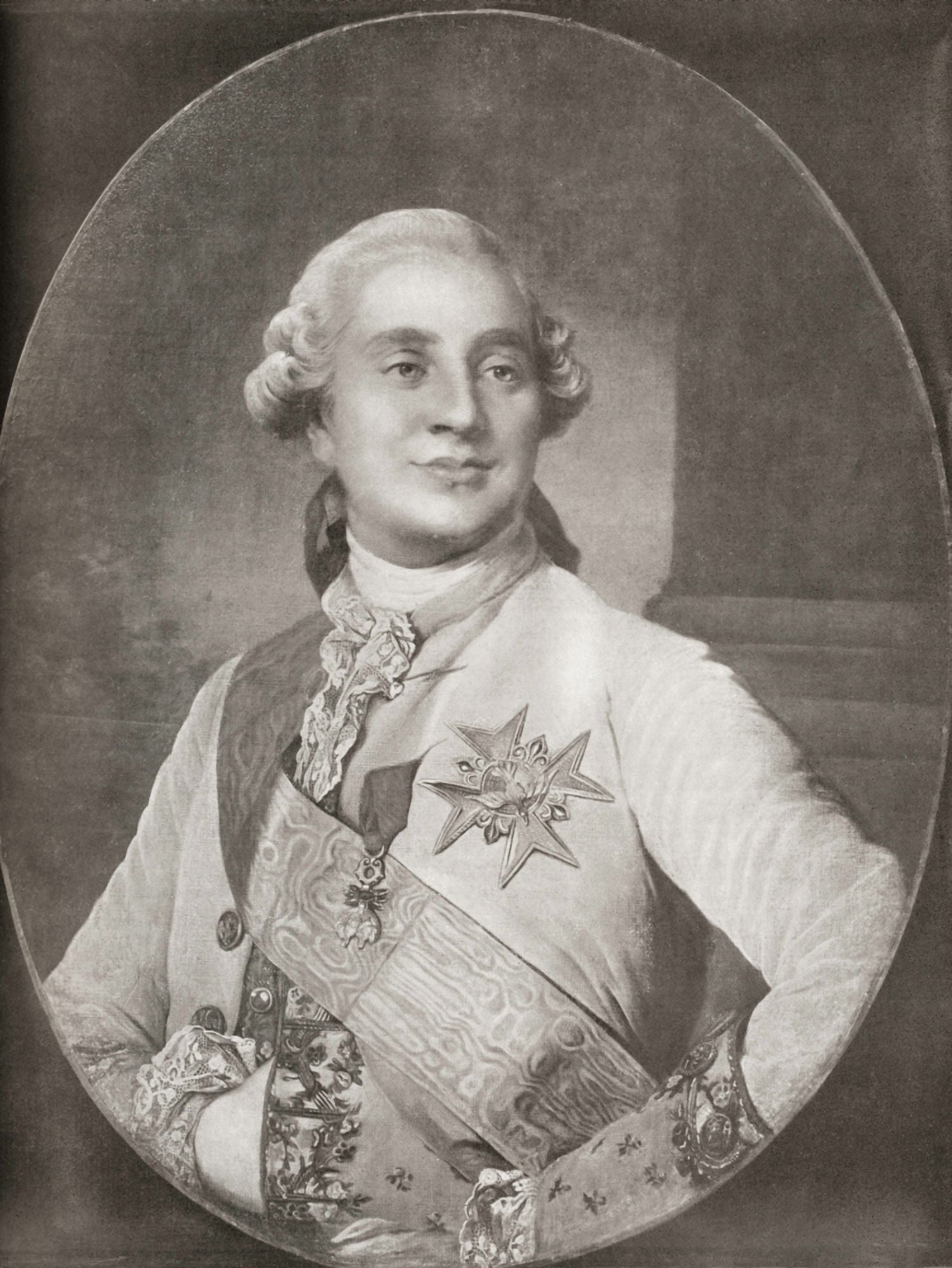 Louis Xvi 1754 Canvas Art - Ken Welsh Design Pics (24 x 32)