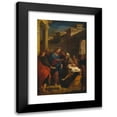 thumbnail image 1 of Louis de Boullogne the Younger 16x24 Black Modern Framed Museum Art Print Titled - Christ and the Hemorrhoisse (1695), 1 of 5
