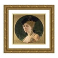 thumbnail image 1 of Louis Édouard Fournier 13x12 Gold Ornate Wood Frame and Double Matted Museum Art Print Titled - Portrait of Cecile Sorel (1873-1966), Member of the Comedie-Francaise, in the Role of the Comt, 1 of 4