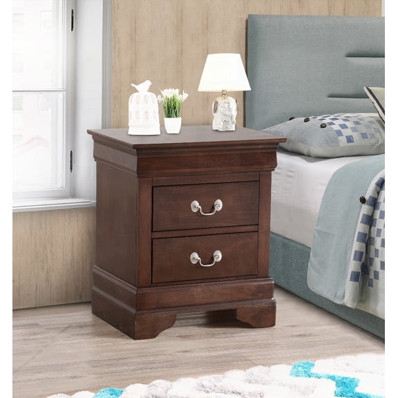 LouisPhillipe Traditional Cappuccino Nightstand