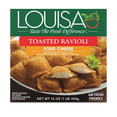 thumbnail image 1 of Louisa Four Cheese Toasted Ravioli, 16 oz Box – Frozen Pasta Appetizer with Italian Breadcrumbs, Quick Family Dinner, 1 of 9