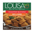 thumbnail image 1 of Louisa Toasted Beef & Cheese Ravioli, 16 oz Box – Frozen Pasta Meal with Italian Breadcrumbs, Quick Dinner or Appetizer, 1 of 10